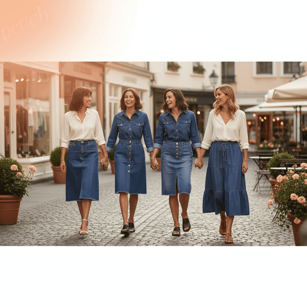Modern Denim Skirts